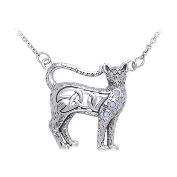 Celtic Cat Necklace TNC049 - Jewelry